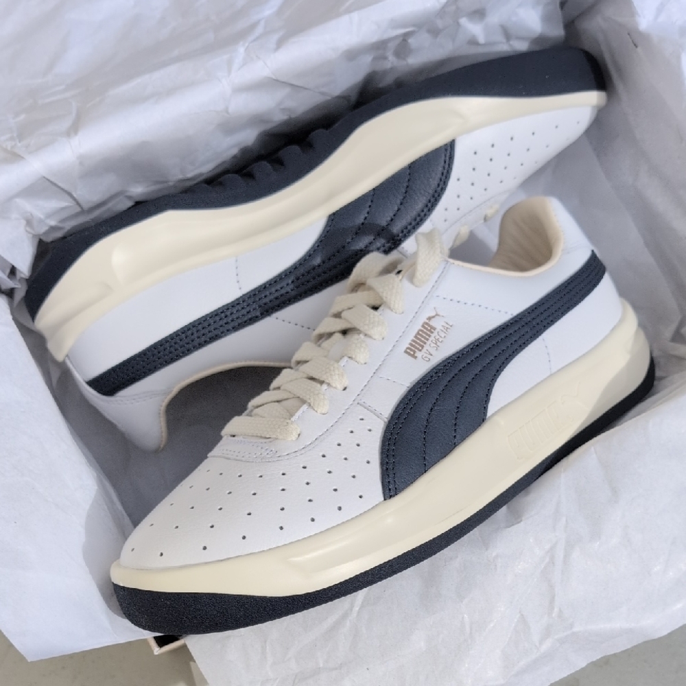 Puma GV Special - White Navy - Men's Size 10.5 ( 396509-04 )